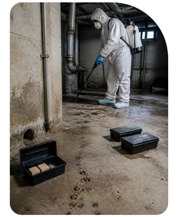 Срочное уничтожение крыс в Беслане по цене от 2532 р. | Сенат-Бсл